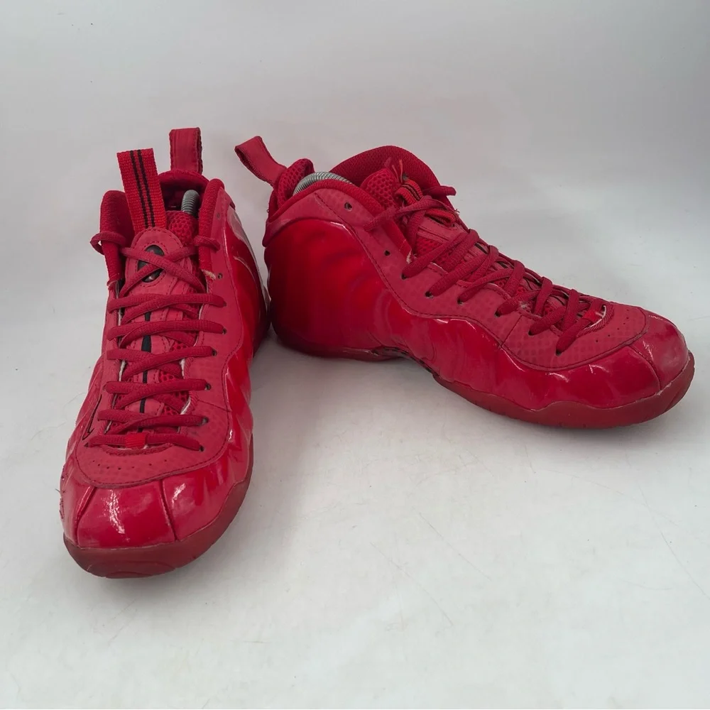 Nike Men’s Air Foamposite Pro - SZ 9.5 - Red Basketball Shoes Sneakers - Picture 6 of 16